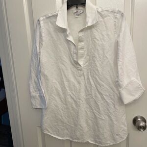 White linen tunic